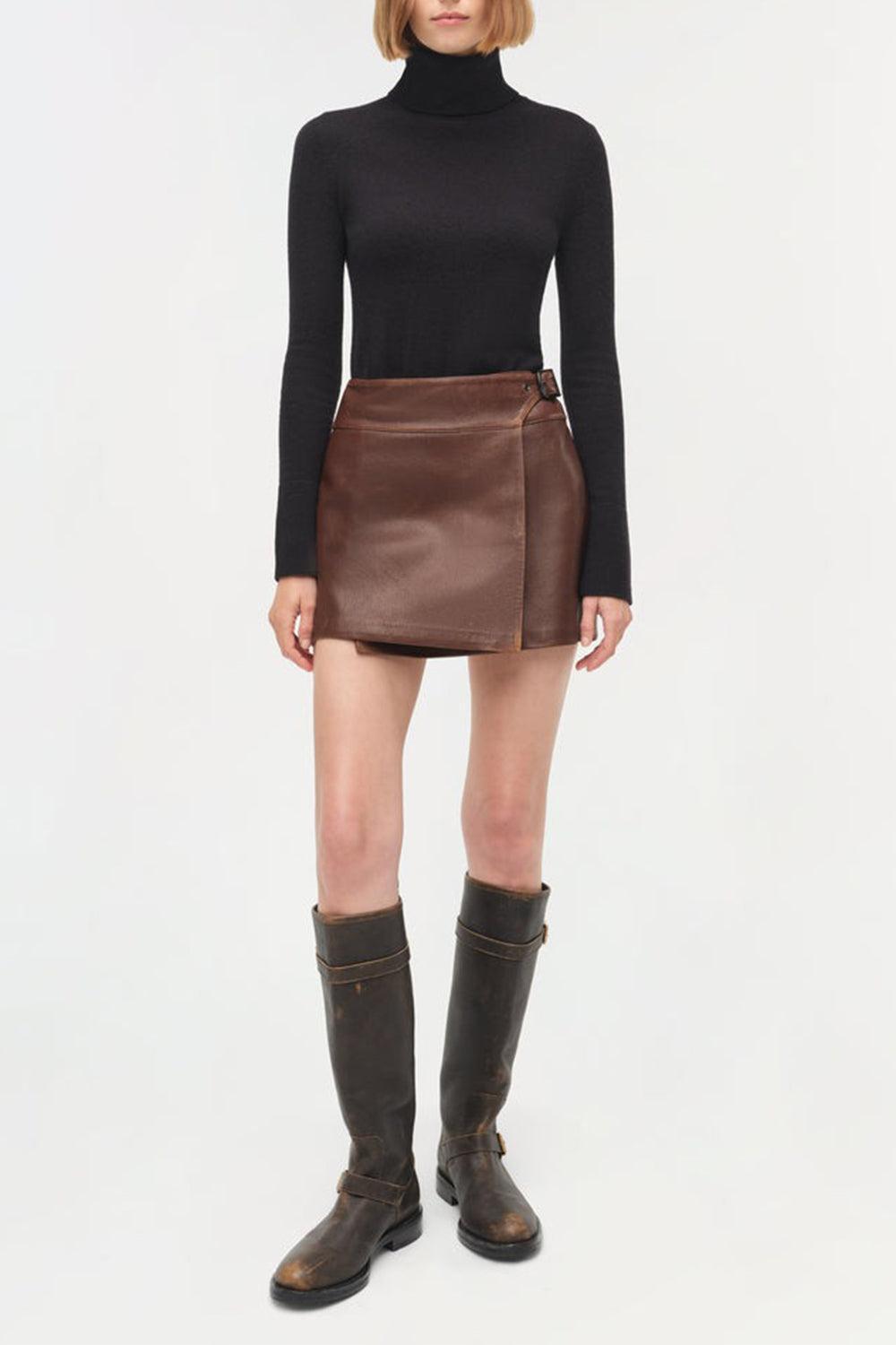 Madeline Mini Skirt-DSTRDCHO-2-CLOTHINGSKIRTMINI-SIMKHAI