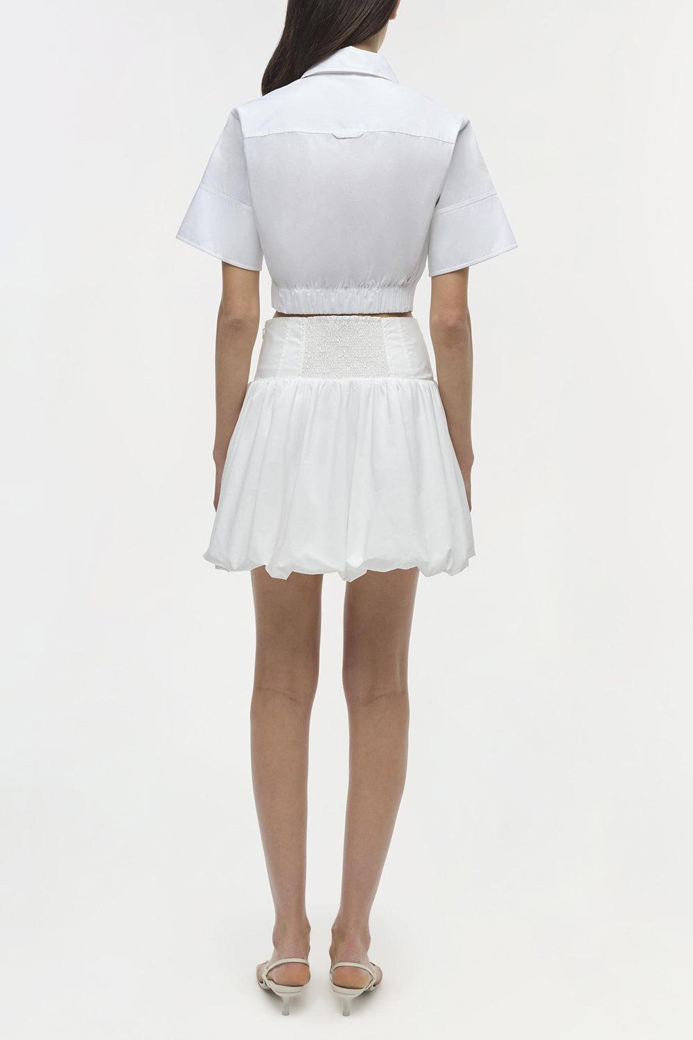 Pippa Skirt-WHITE-XS-CLOTHINGSKIRTMINI-SIMKHAI