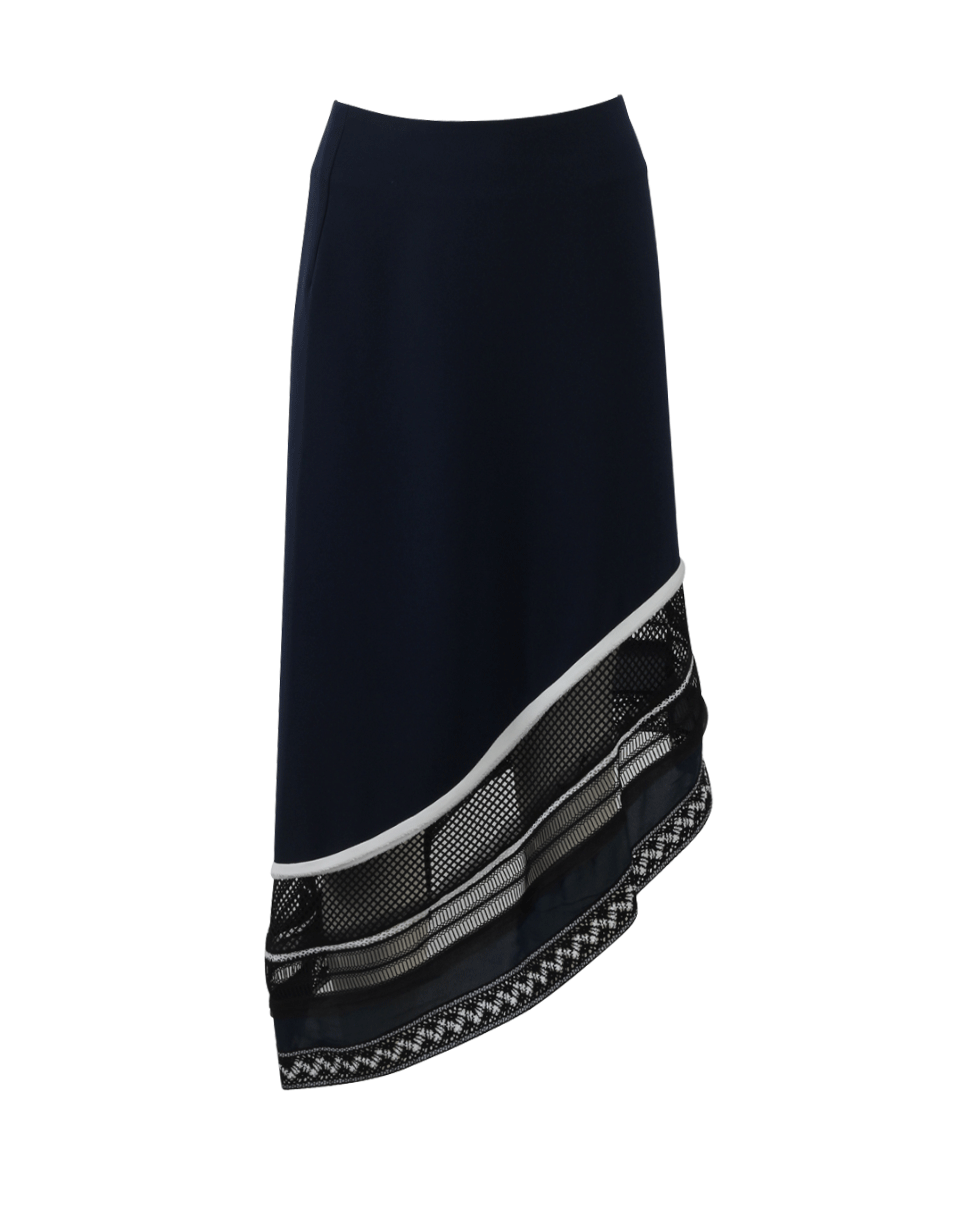 SIMKHAI-Multi Trim Wave Skirt-