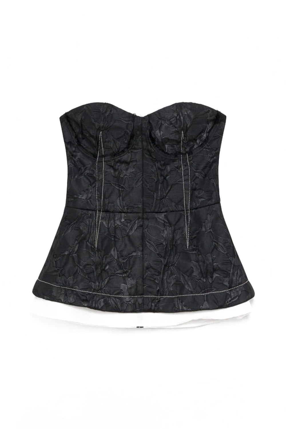 Zander Bustier Top-BLACK-2-CLOTHINGTOPBLOUSE-SIMKHAI