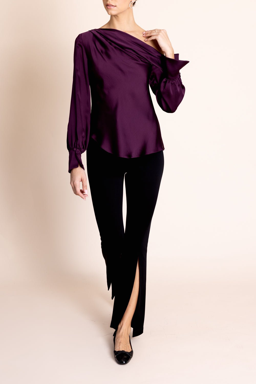 SIMKHAI-Alice Top - Plum-