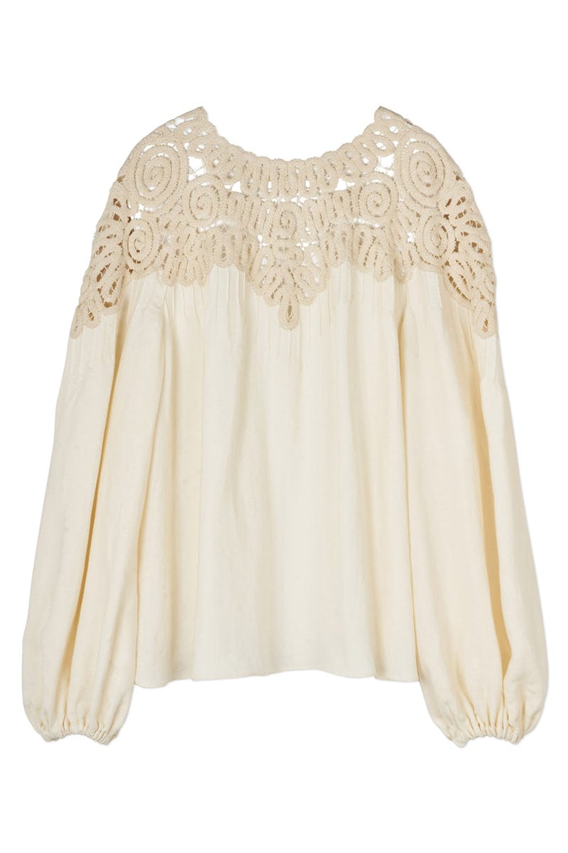 SIMKHAI-Maribel Embroidery Top-