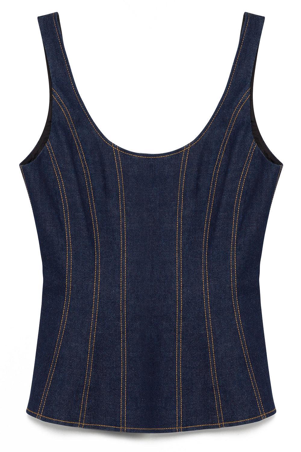 Lachlan Bustier Top-TWILIGHT-2-CLOTHINGTOPBLOUSE-SIMKHAI