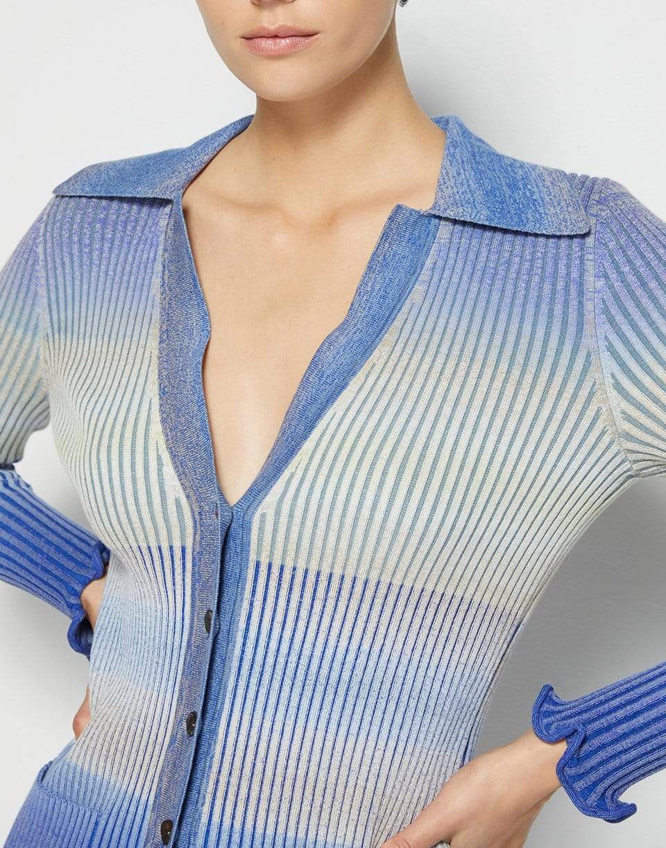 SIMKHAI-Bianca Striped Cardigan-