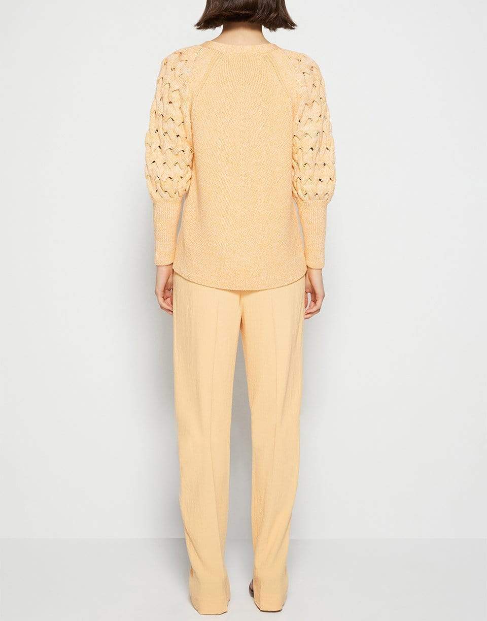 SIMKHAI-Olive Puff Sleeve Cardigan-