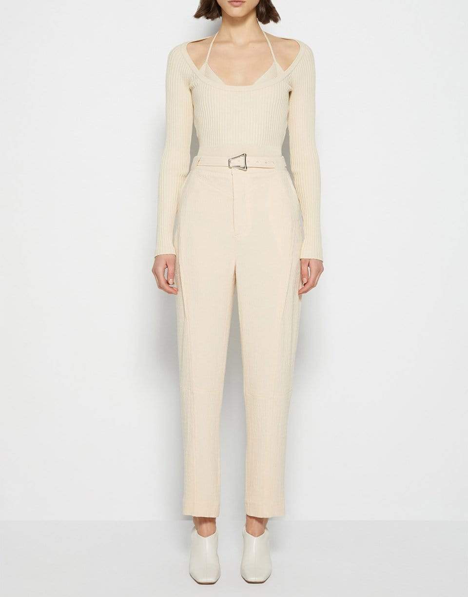 SIMKHAI-Jayline Compact Pullover - Almond-
