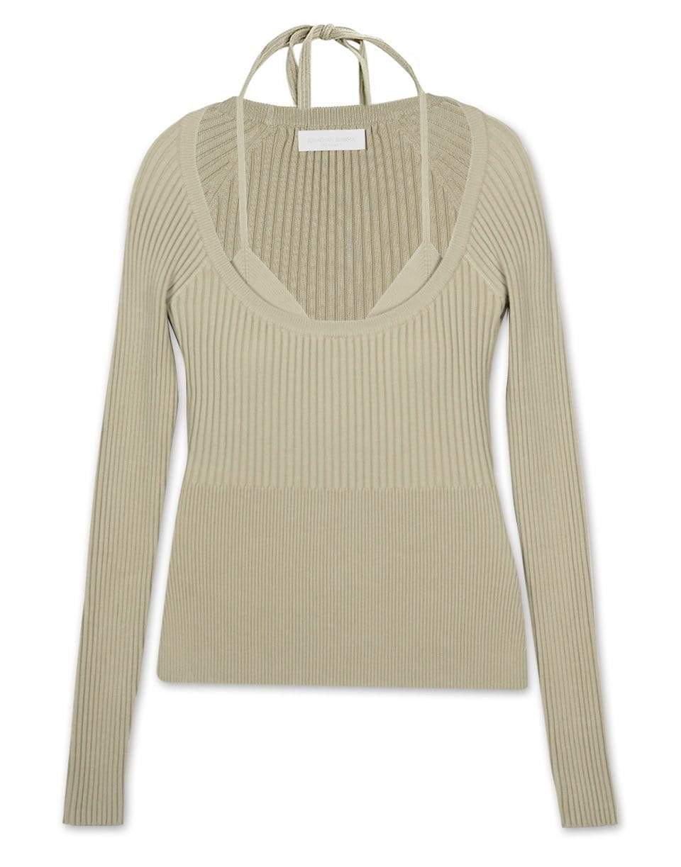 SIMKHAI-Jayline Compact Pullover - Marsh-