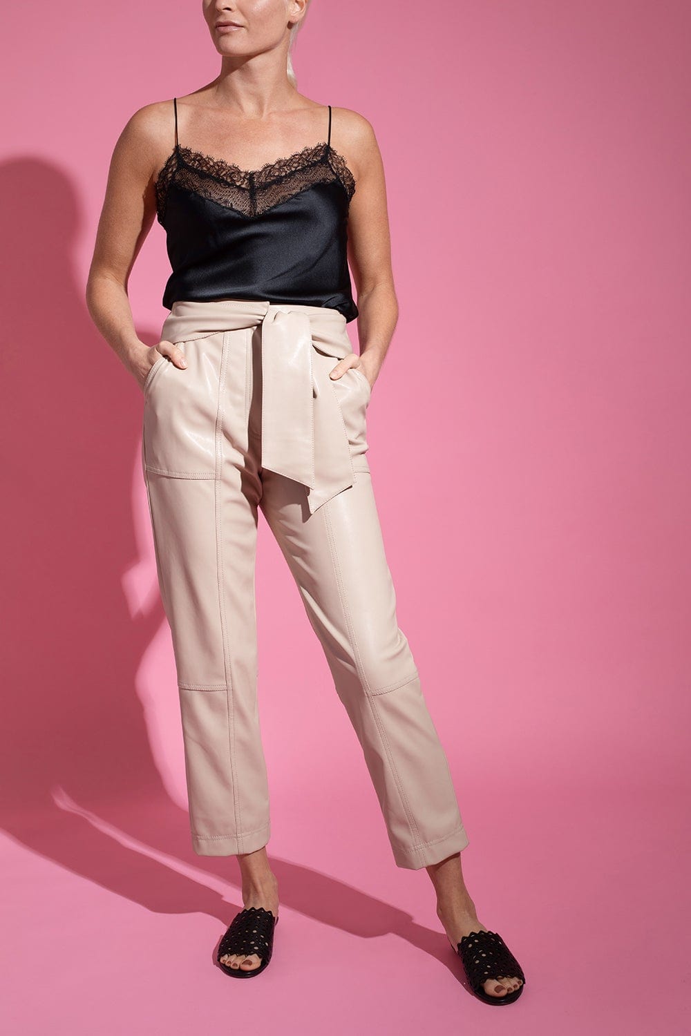 SIMKHAI-Erika Silk Lace Cami-