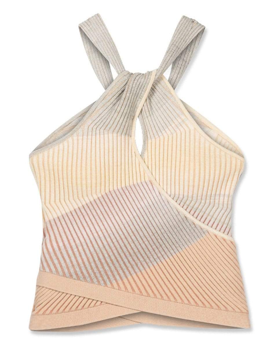 SIMKHAI-Marla Striped Twist Tank Top-