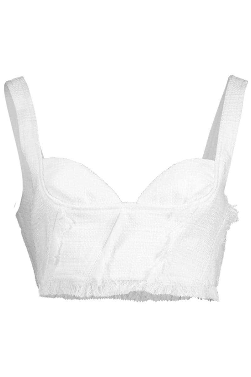 SIMKHAI-Keaton Boucle Bralette-