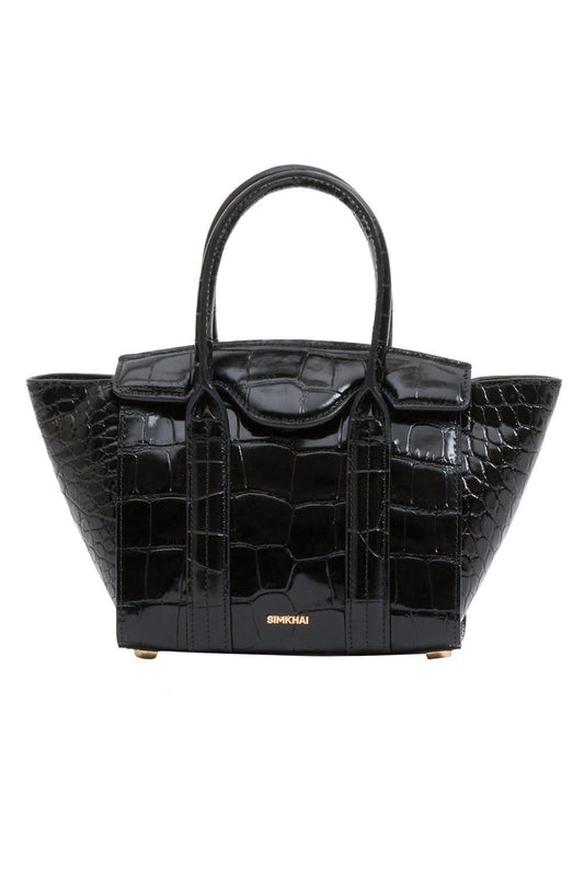 Nicola Mini Tote Bag-BLACK-HANDBAGTOTES-SIMKHAI