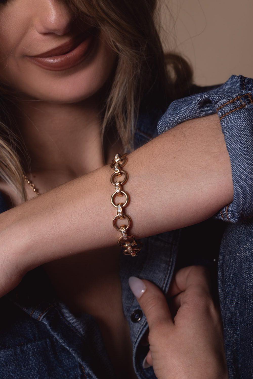 SINGLE STONE-Astrid Bracelet-ROSE GOLD