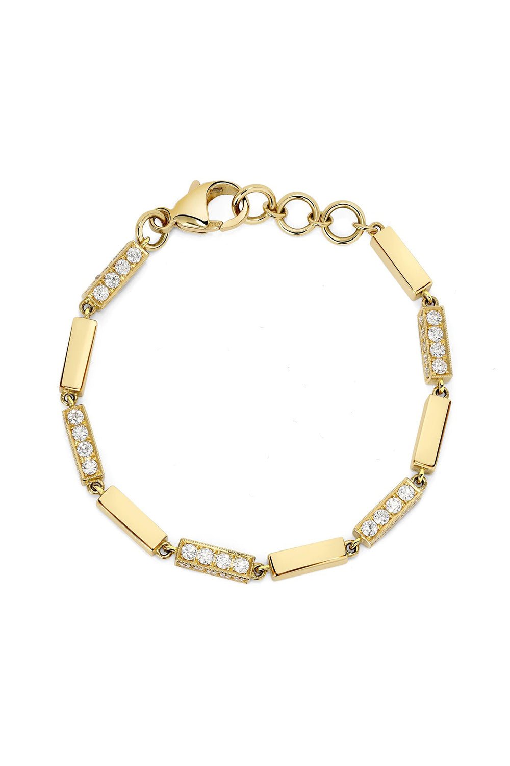 SINGLE STONE-Giana Bracelet-YELLOW GOLD