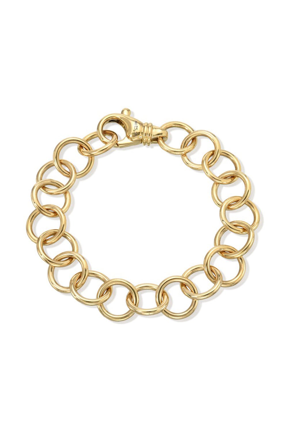SINGLE STONE-Club Bracelet-YELLOW GOLD