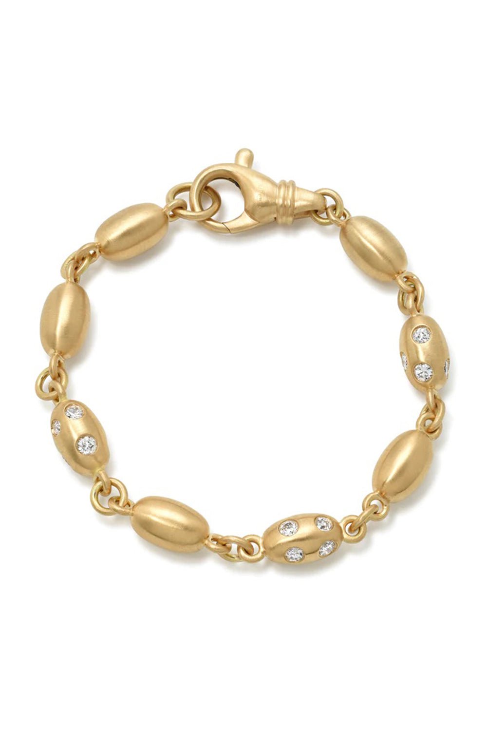SINGLE STONE-Dorothy Luxe Diamond Bracelet-YELLOW GOLD