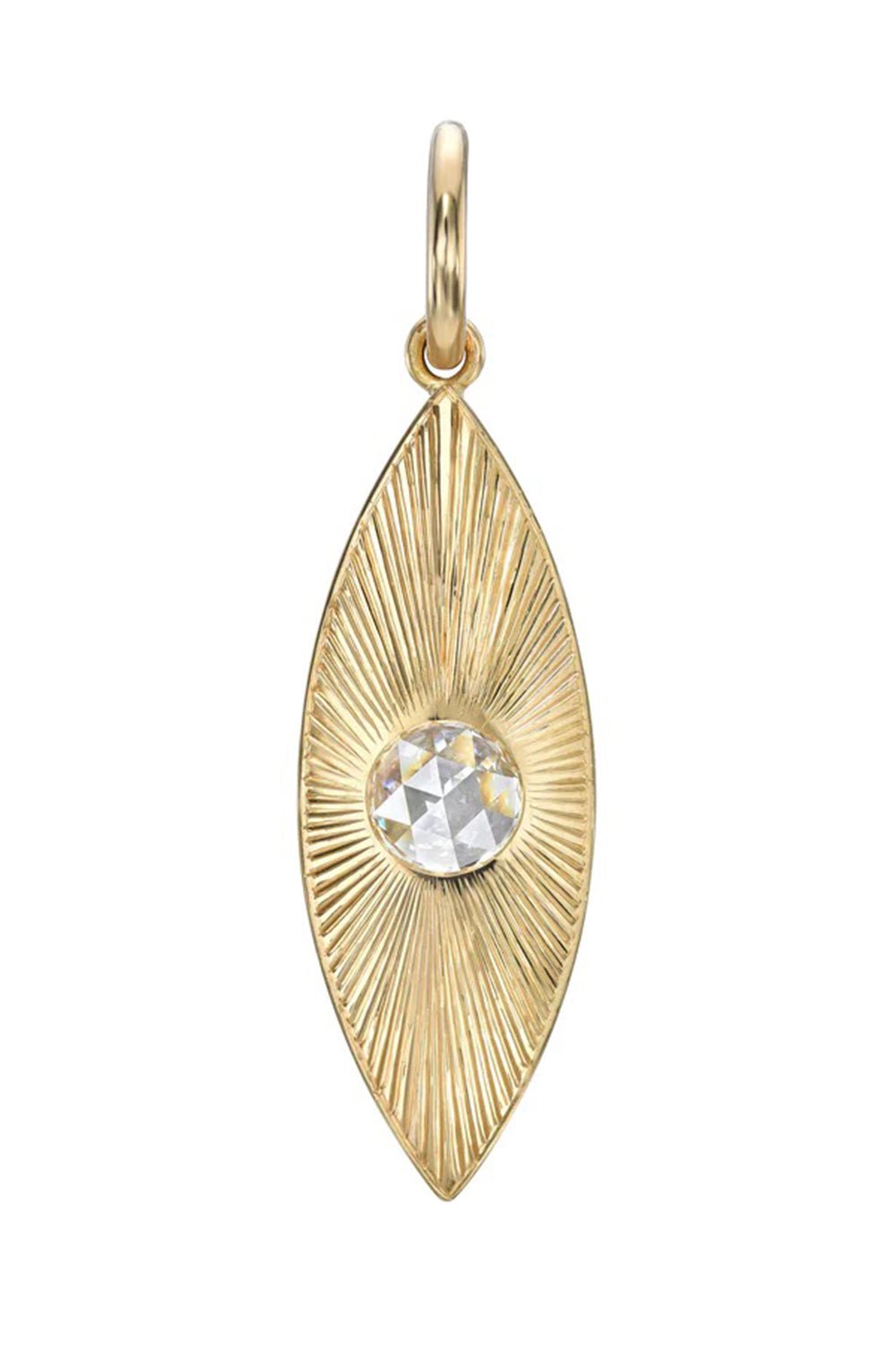 SINGLE STONE-Naya Pendant-YELLOW GOLD