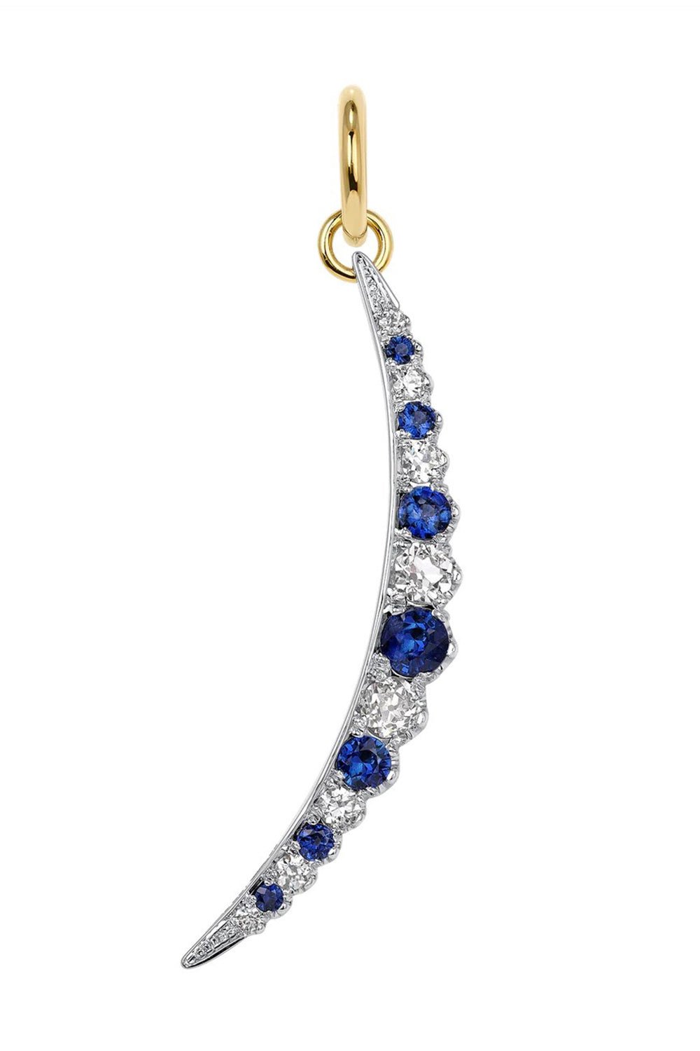 SINGLE STONE-Ophelia DS Pendant-YELLOW GOLD