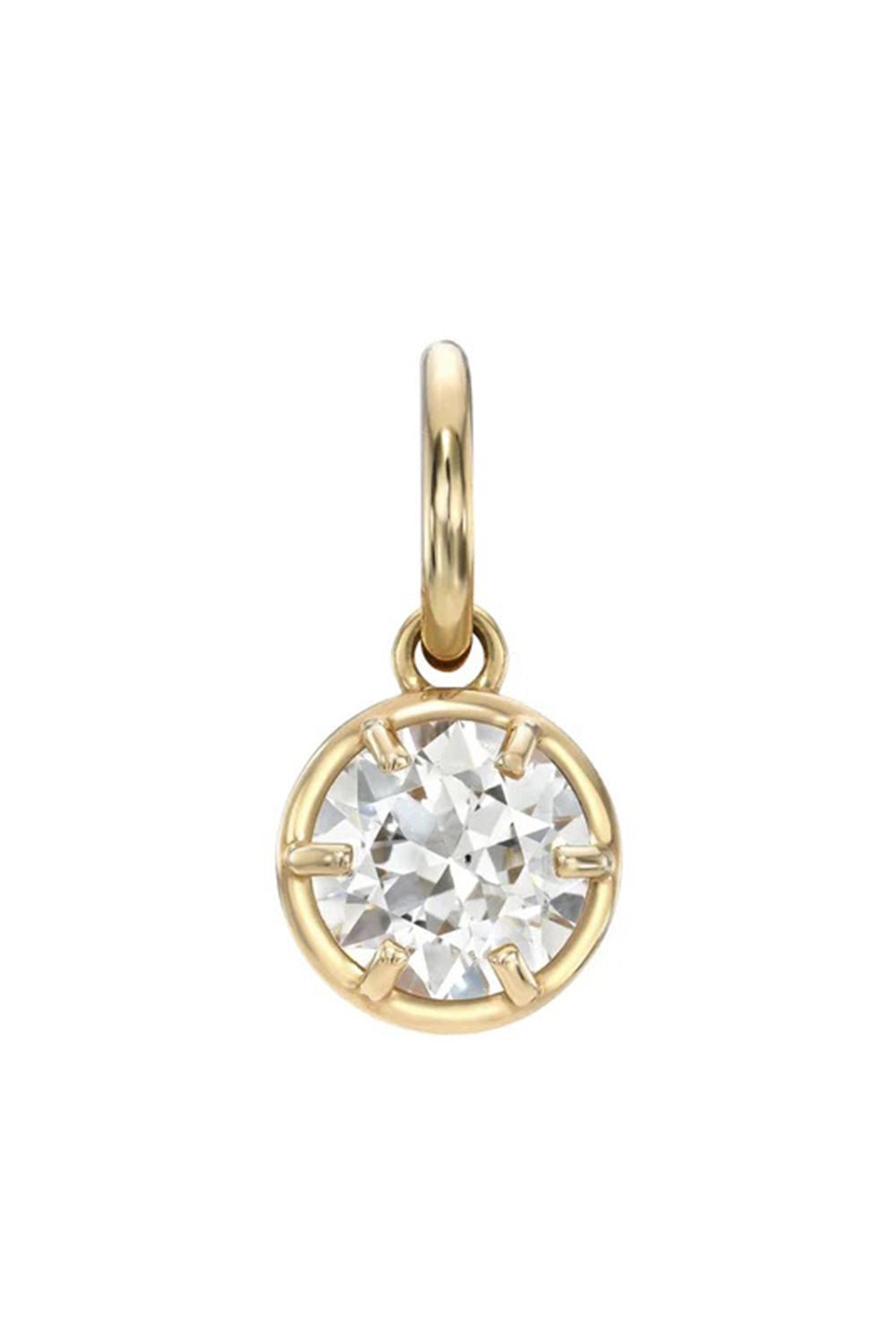 SINGLE STONE-Samara Pendant-YELLOW GOLD