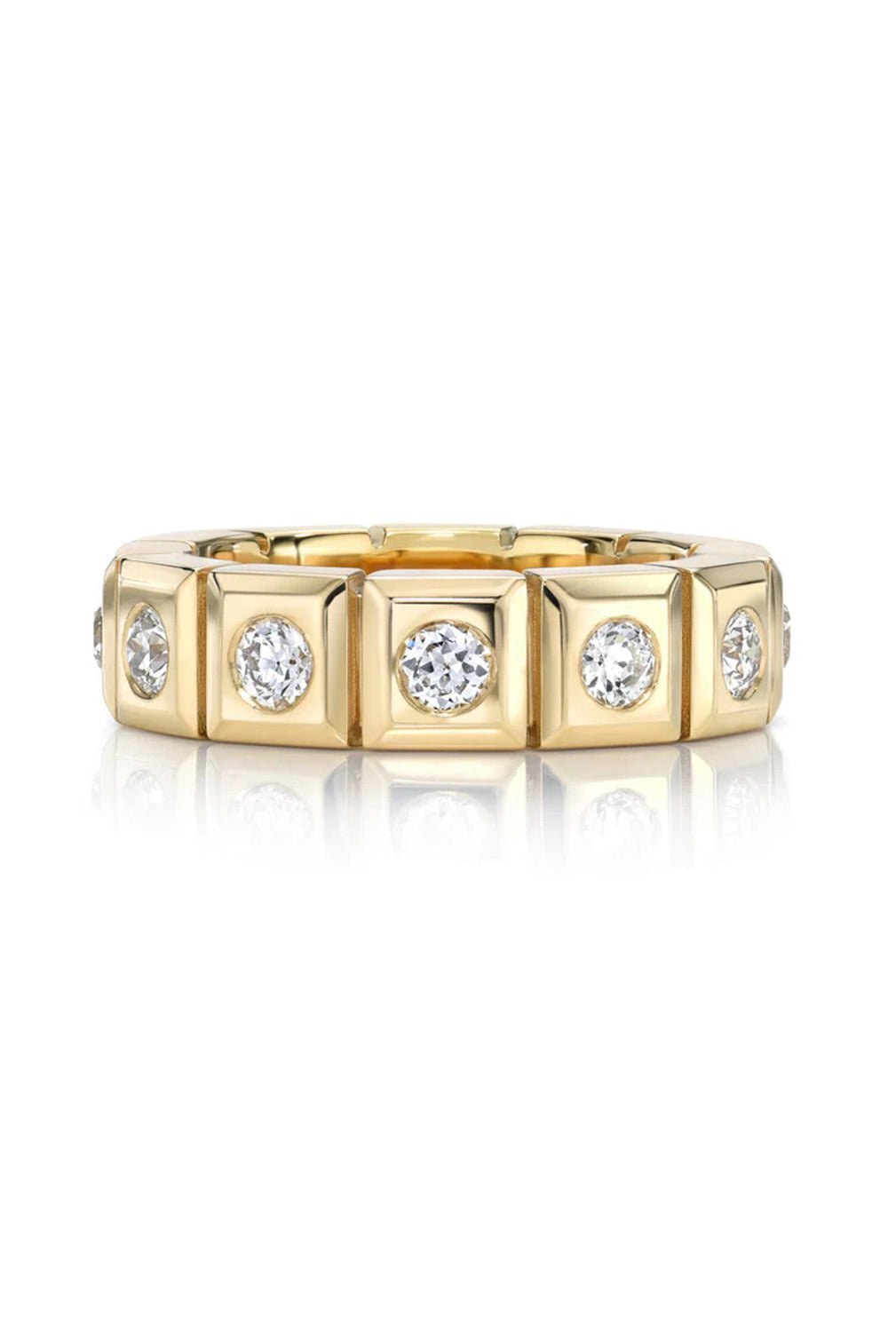 SINGLE STONE-Hudson Ring-YELLOW GOLD