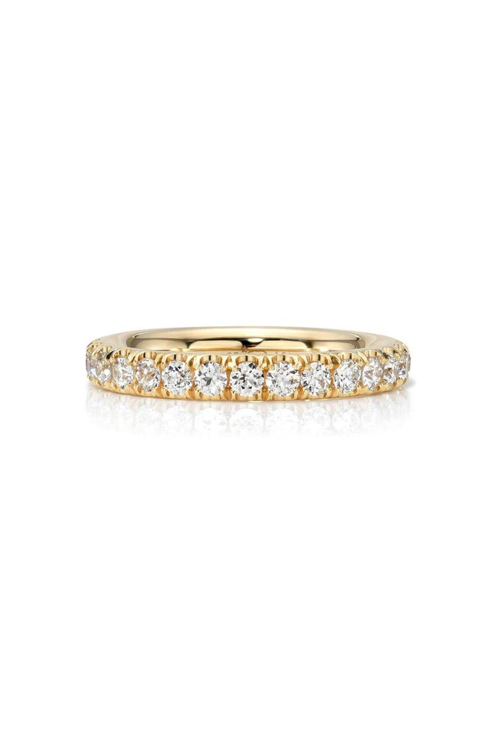 Leda Eternity Ring-YELLOW GOLD-6.5-JEWELRYFINE JEWELRING-SINGLE STONE