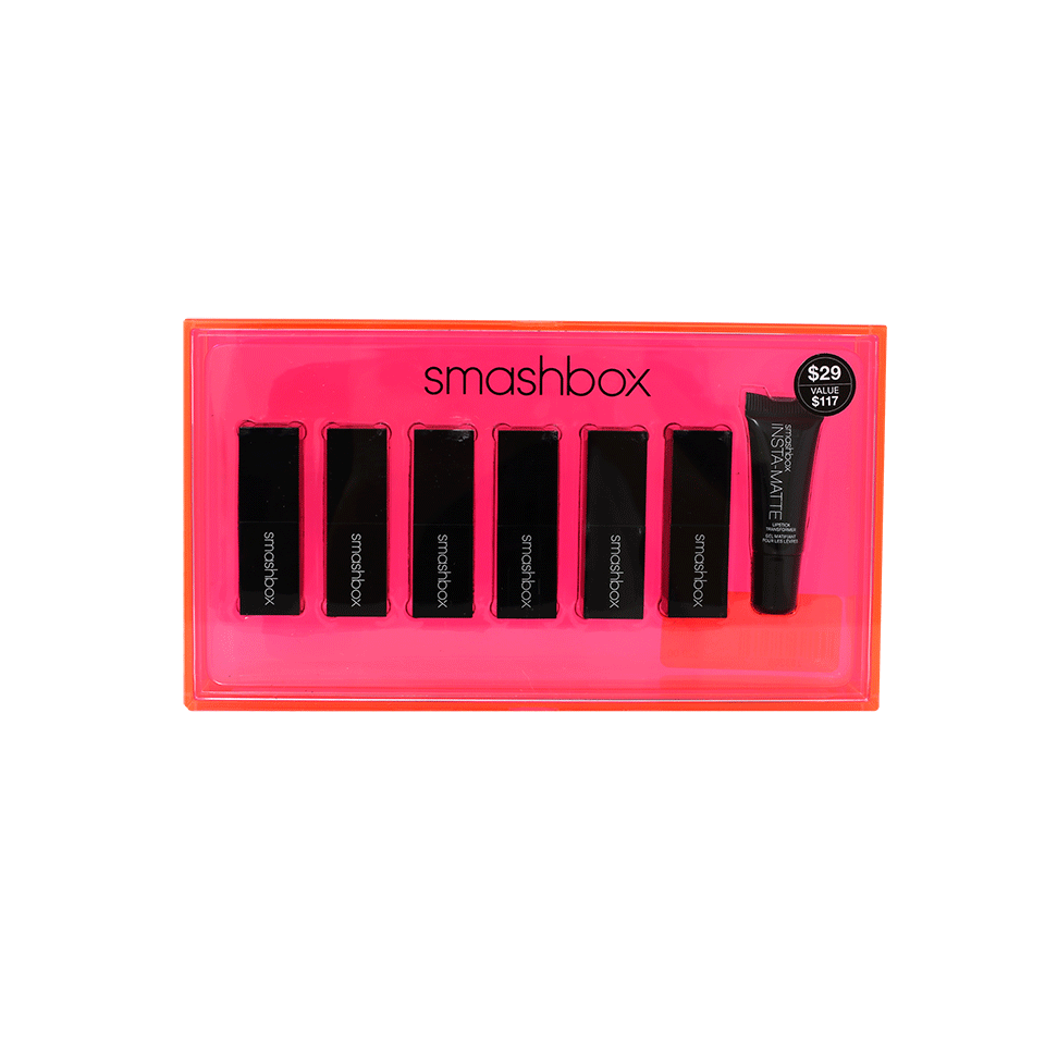 SMASHBOX-Light It Up Lipstick And Mattifier Set-MULTI