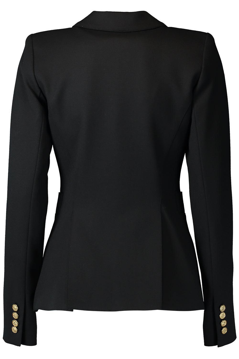 Duchess Blazer - Deep Black-BLACK-2-CLOTHINGJACKETBLAZERS-SMYTHE
