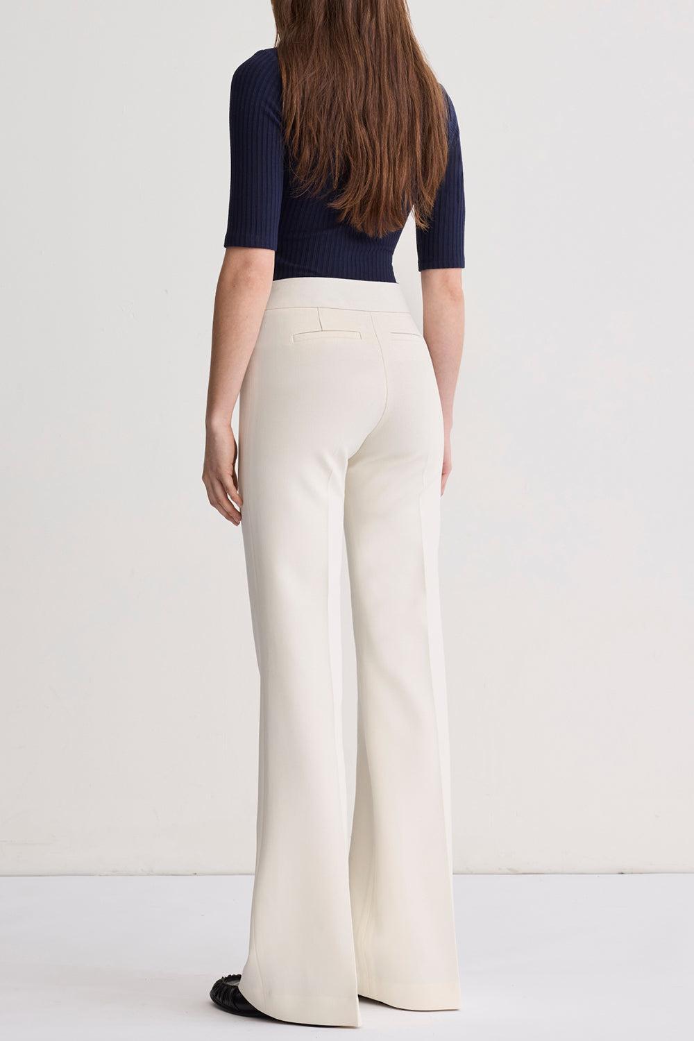 Lisbon Straight Leg Pant-WHITE-2-CLOTHINGPANTWIDE LEG-SMYTHE