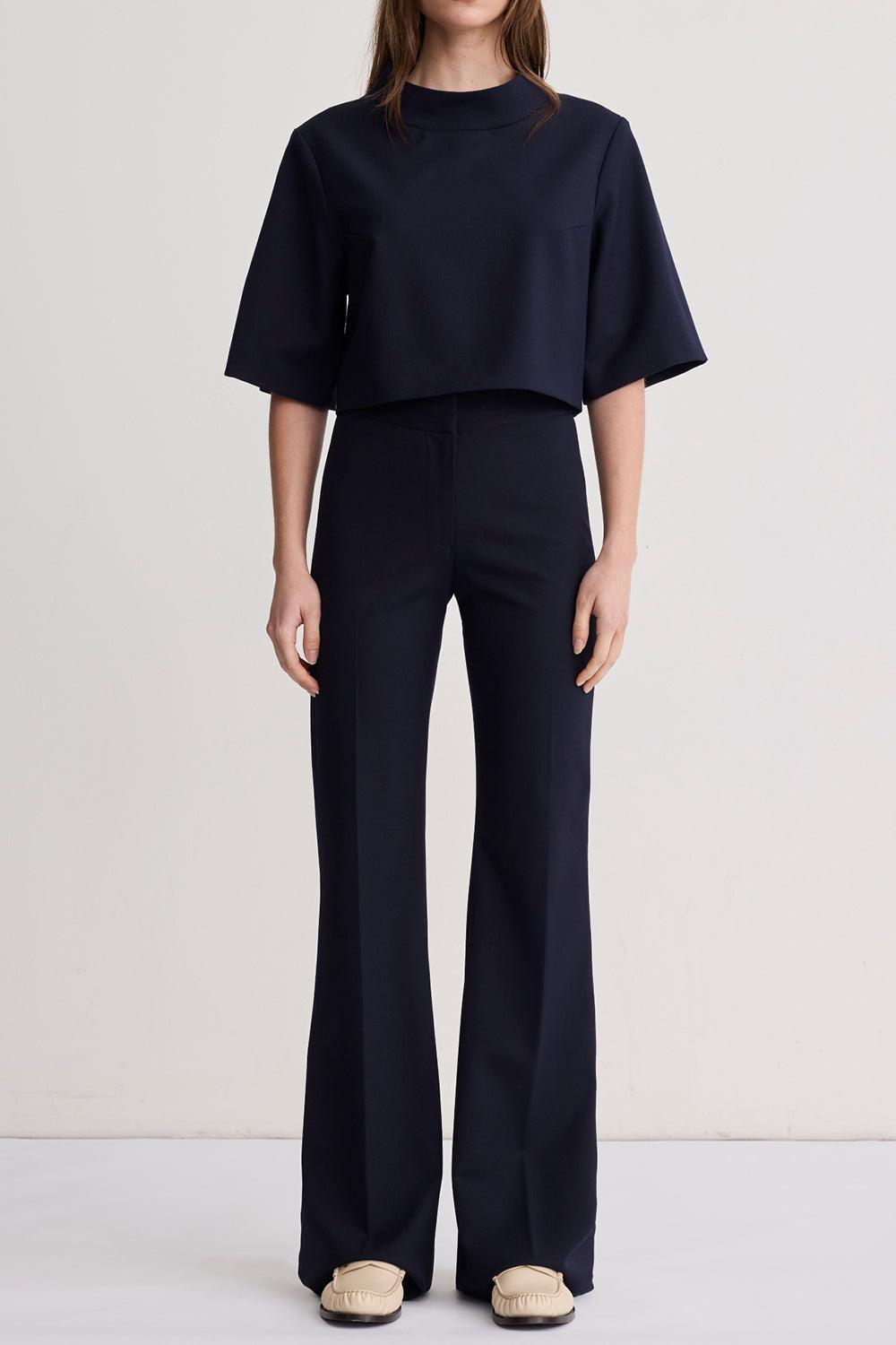  Portrait Collar Top-BLUE-XS-CLOTHINGTOPKNITS-SMYTHE 