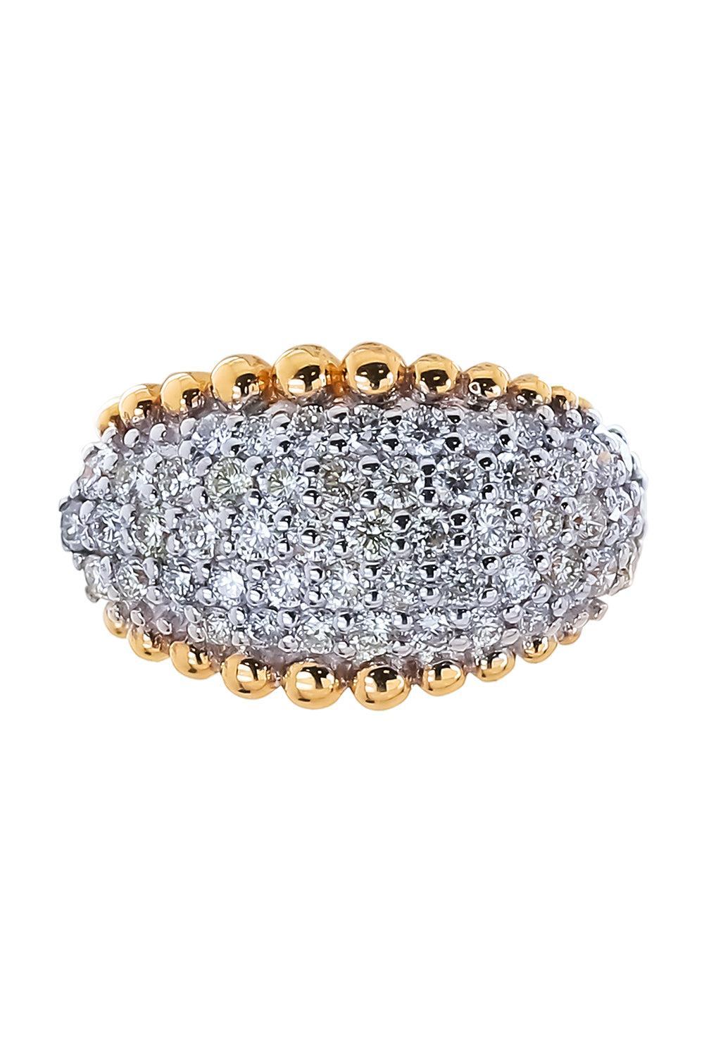Diamond Pave Wide Ear Cuff-YELLOW GOLD-JEWELRYFINE JEWELEARRING-SOFIA LAROUSSI
