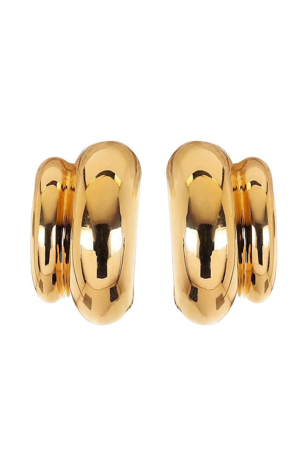  Two Row Earrings-YELLOW GOLD-JEWELRYFINE JEWELEARRING-SOFIA LAROUSSI 