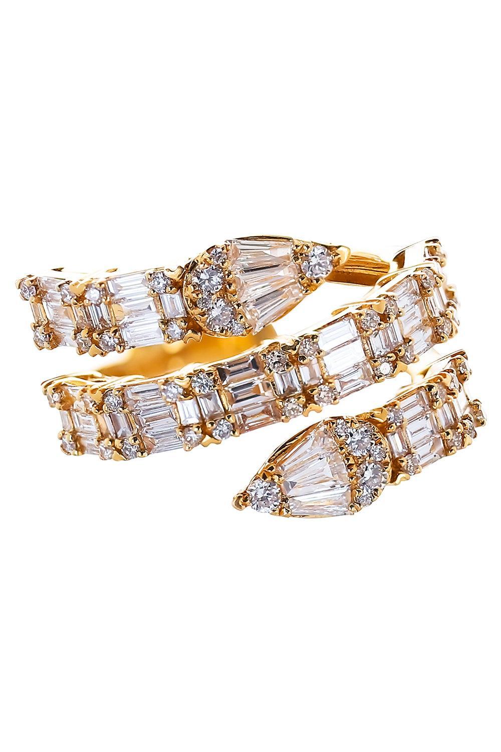  Diamond Mixed Coil Ring-YELLOW GOLD-6-JEWELRYFINE JEWELRING-SOFIA LAROUSSI 