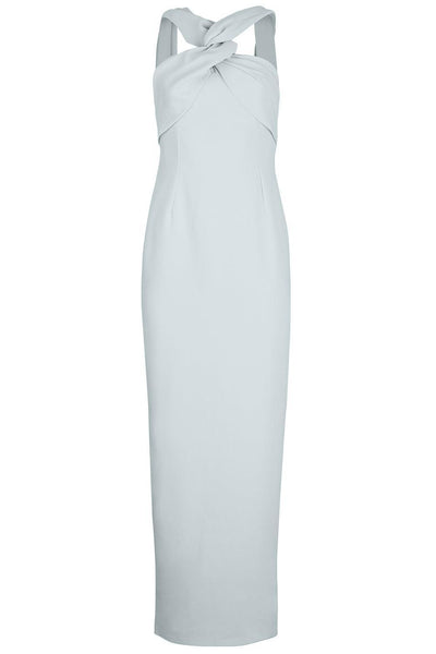 Rona Cape Dress - Blue | SOLACE LONDON – Marissa Collections