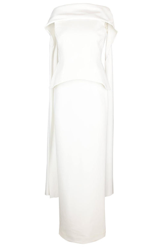 Annie Maxi Dress-CREAM-2-CLOTHINGDRESSGOWN-SOLACE LONDON