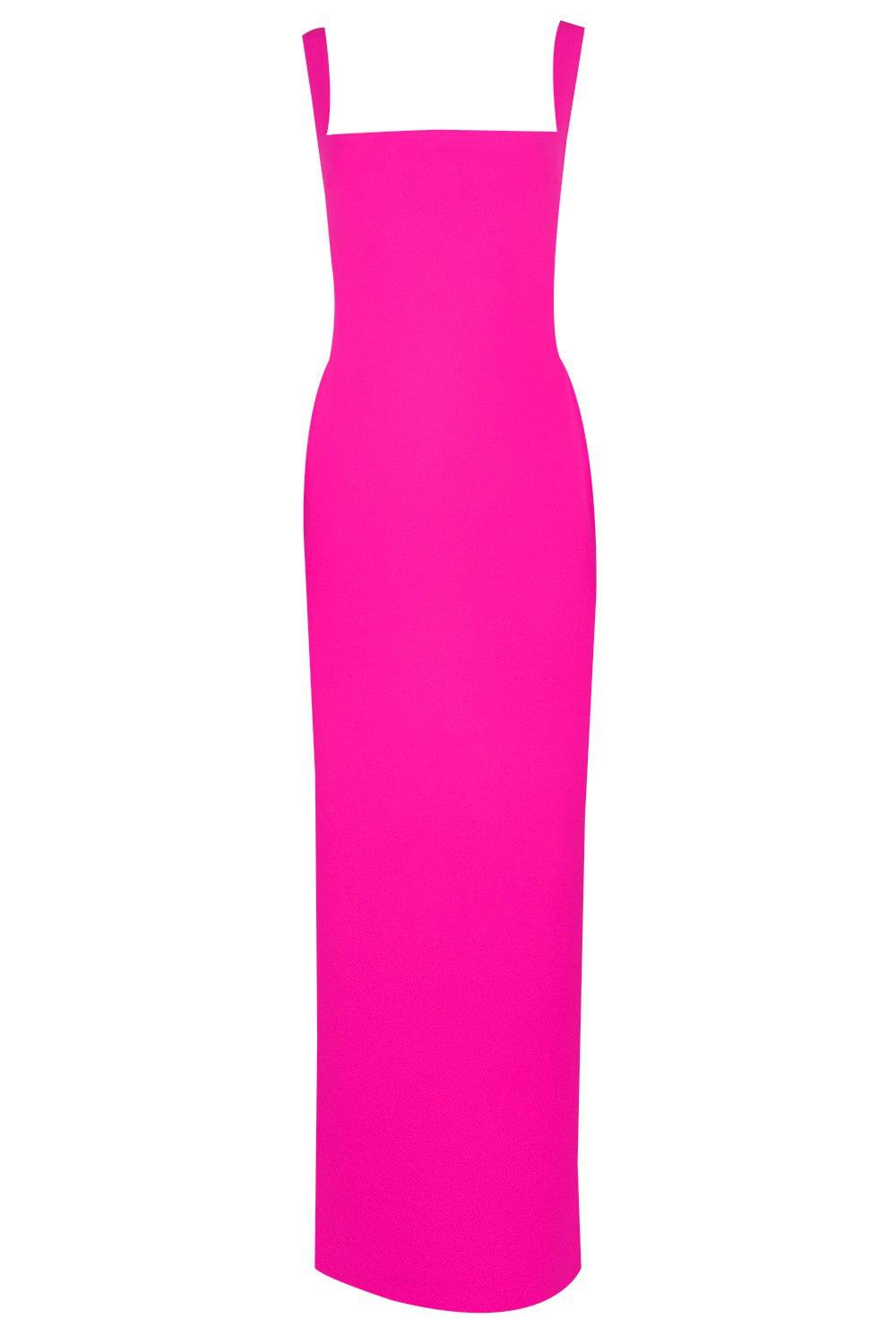 SOLACE LONDON-Joni Dress - Hot Pink-