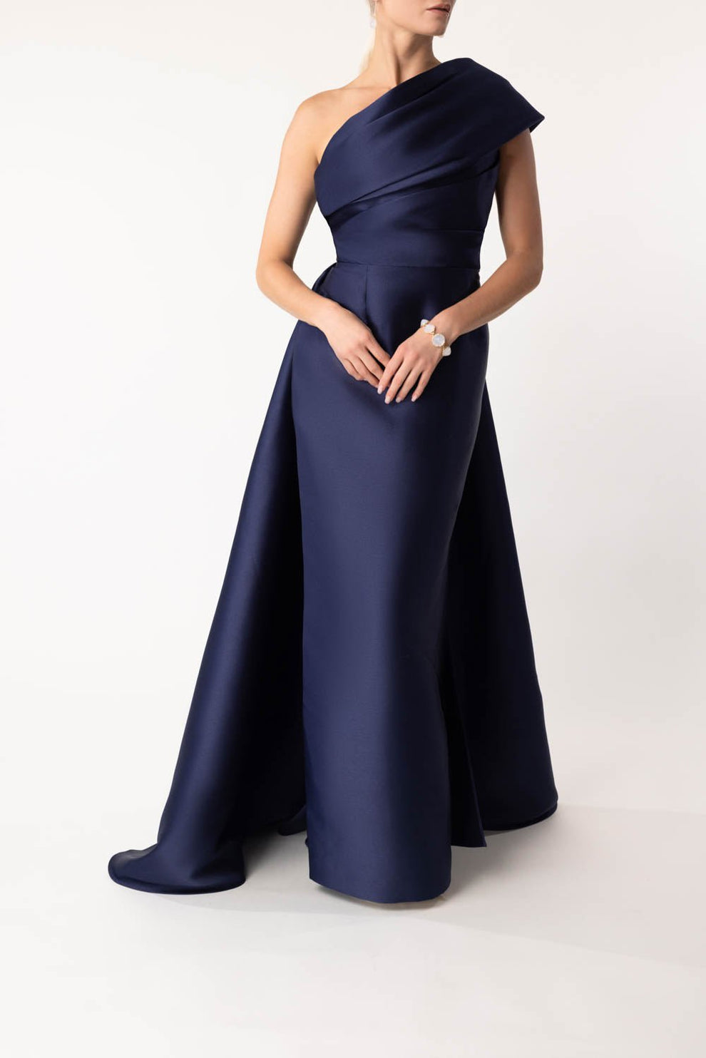 solace london dress The Alessandra Maxi Dress in Arctic Blue
