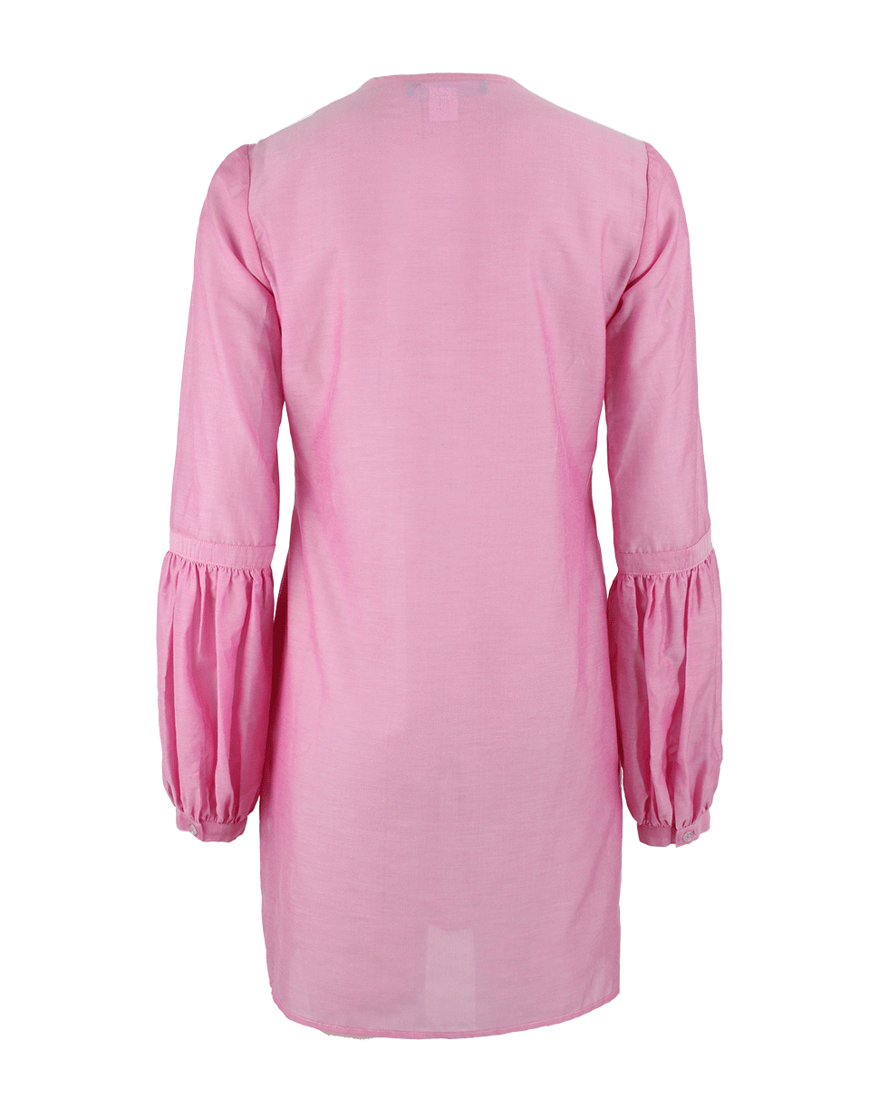 SOLEIL DE MER-Long Sleeve Lace Up Tunic Dress-