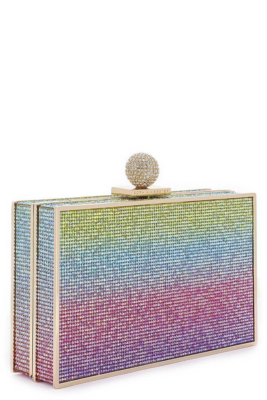 SOPHIA WEBSTER-Clara Box Clutch - Carnival-CRNVOMBR