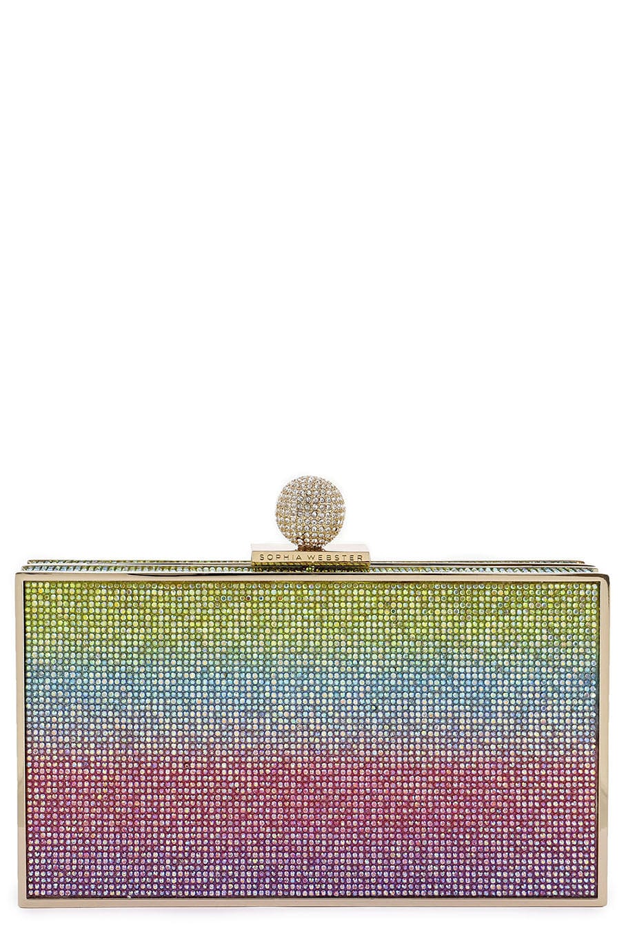 SOPHIA WEBSTER-Clara Box Clutch - Carnival-CRNVOMBR