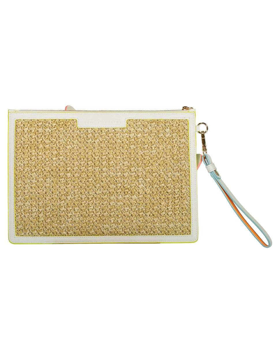 SOPHIA WEBSTER-Flossy Butterfly Pouchette-WHT/NEU