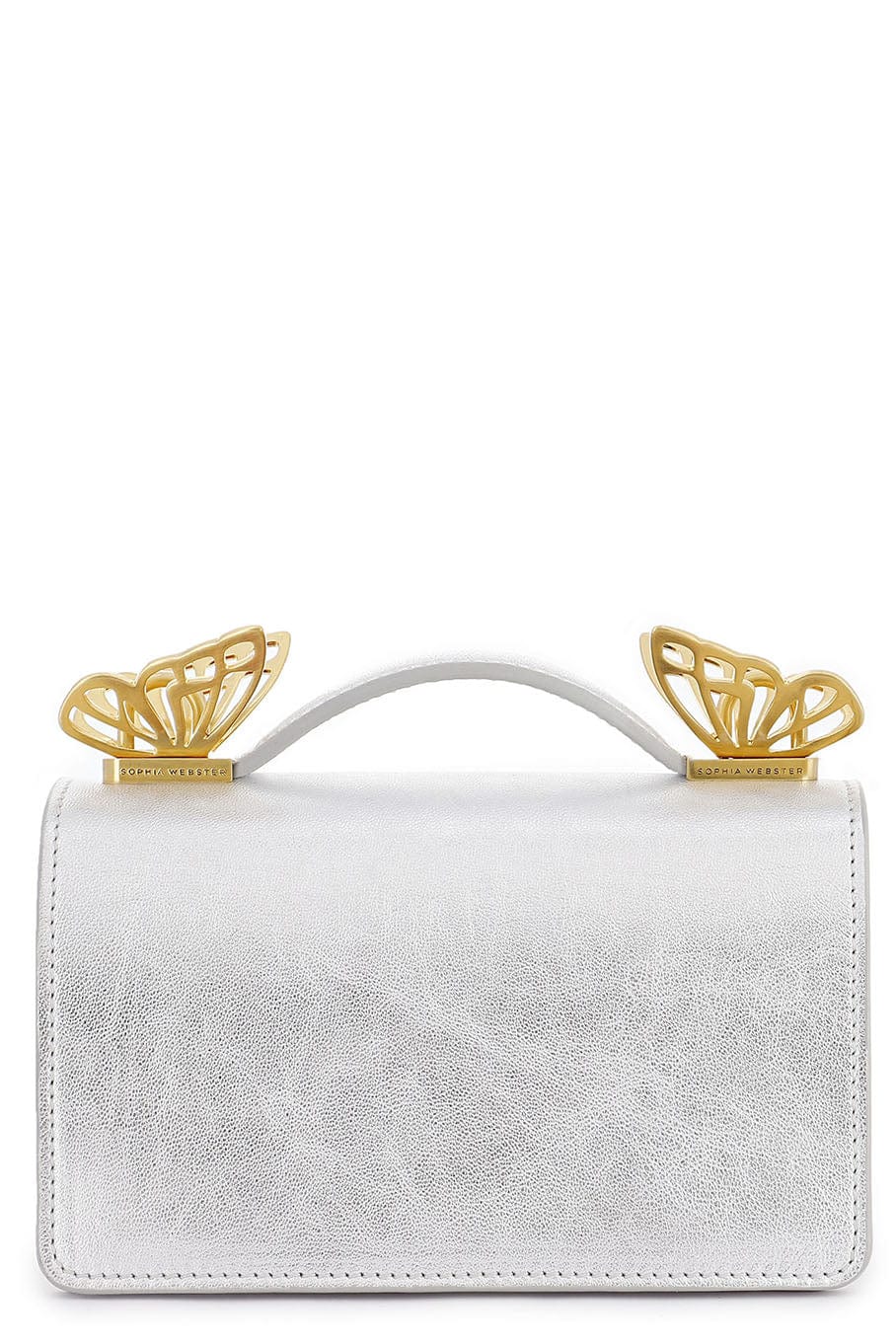 SOPHIA WEBSTER-Mariposa Mini Shoulder Bag - Silver-SILVER