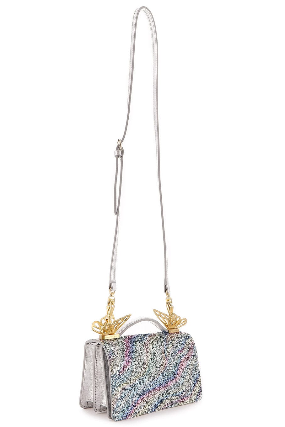 SOPHIA WEBSTER-Mariposa Mini Shoulder Bag - Glitter-WCGLITTR