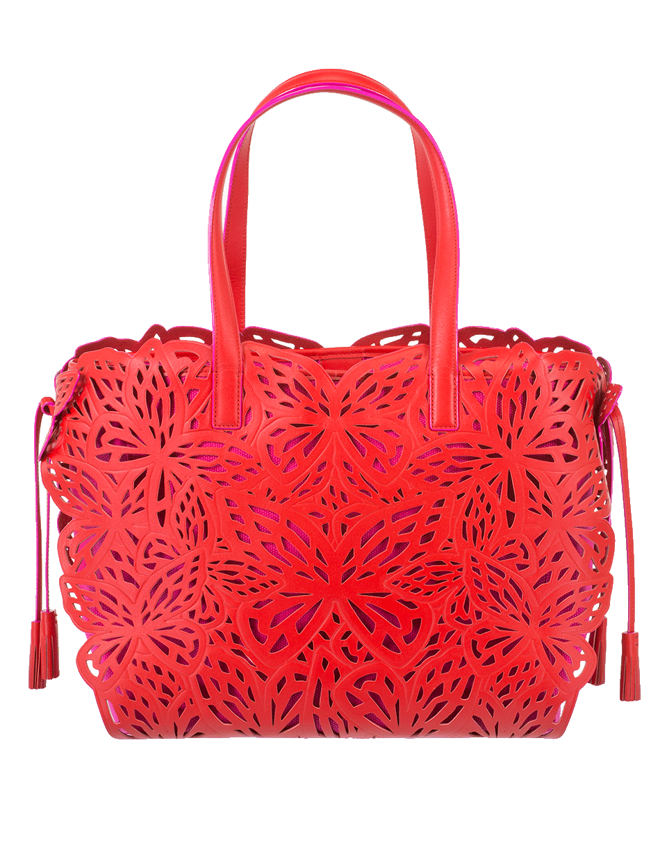 SOPHIA WEBSTER-Liara Canvas Tote-RUBY