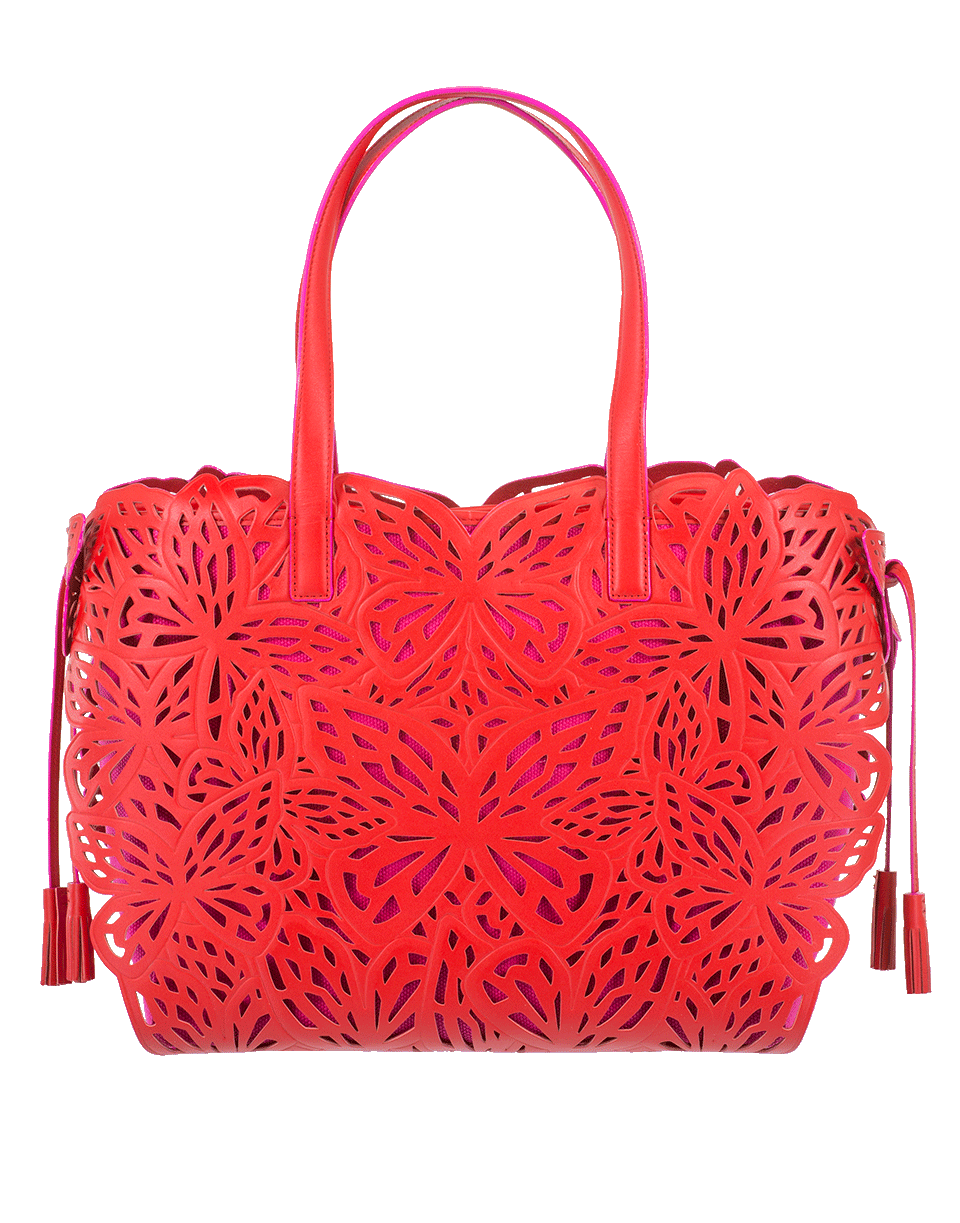 SOPHIA WEBSTER-Liara Canvas Tote-RUBY