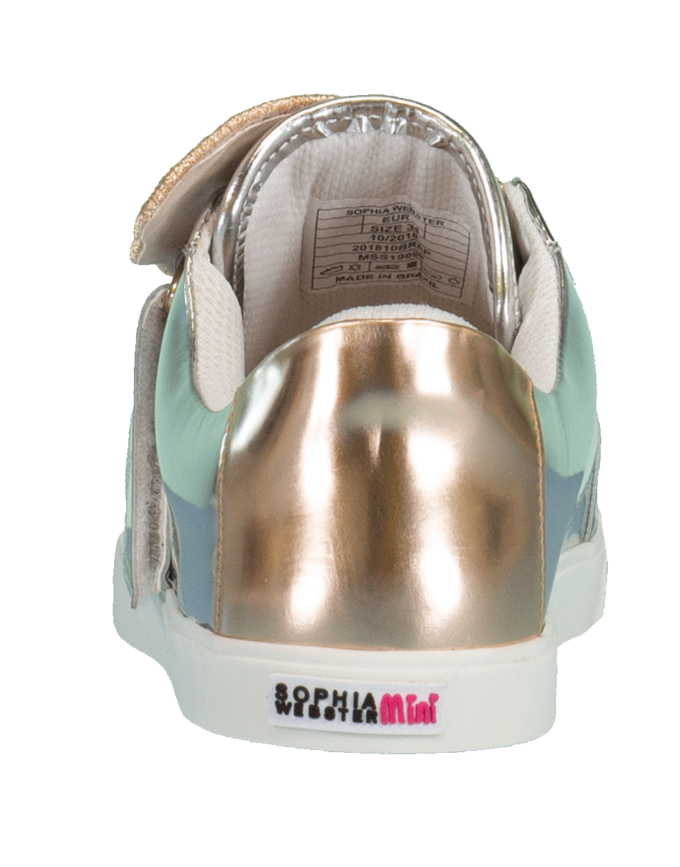 SOPHIA WEBSTER-Bibi Low Top Junior Sneaker-ROSE/SLV
