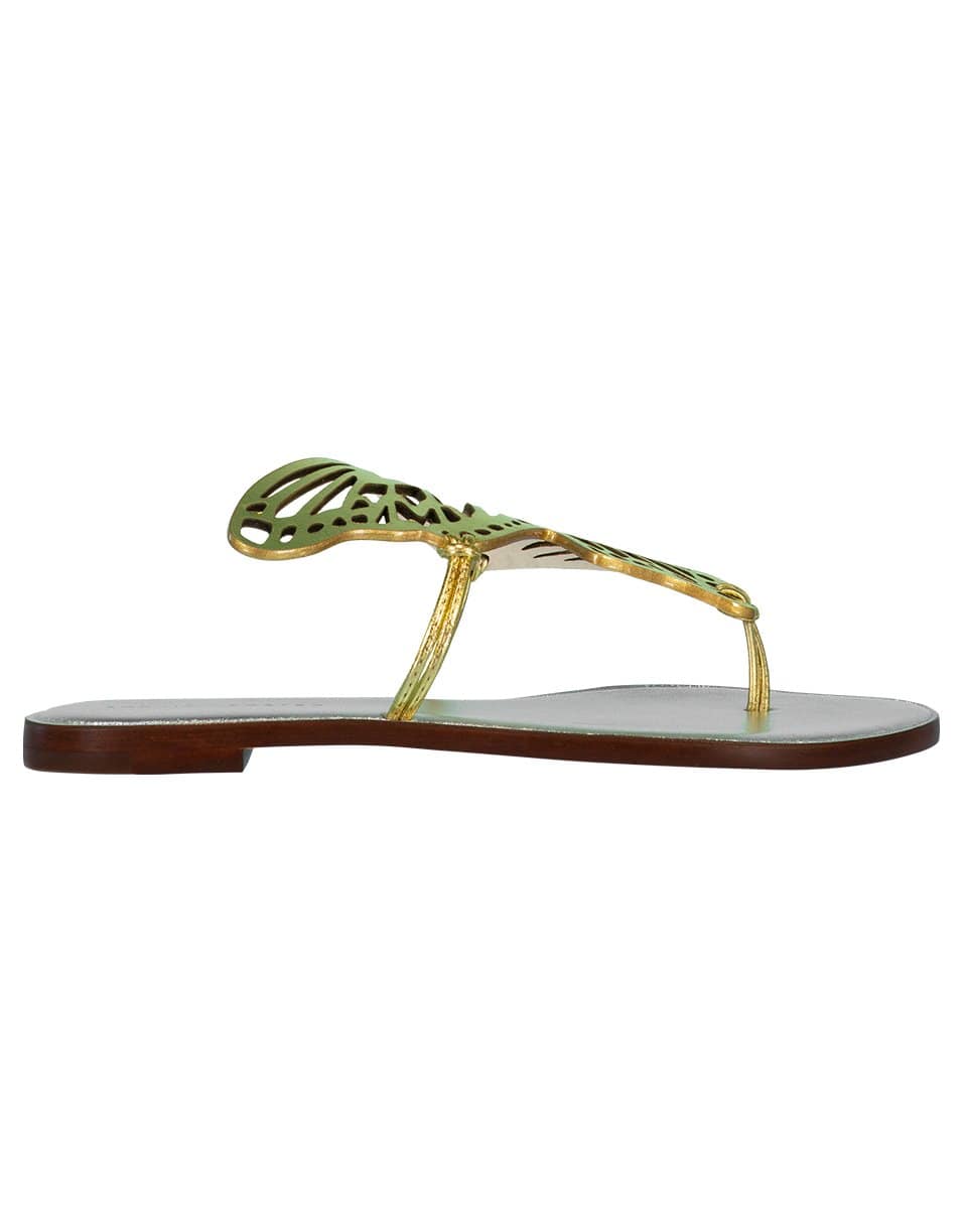 SOPHIA WEBSTER-Talulah Mule Gold Wing Sandal-