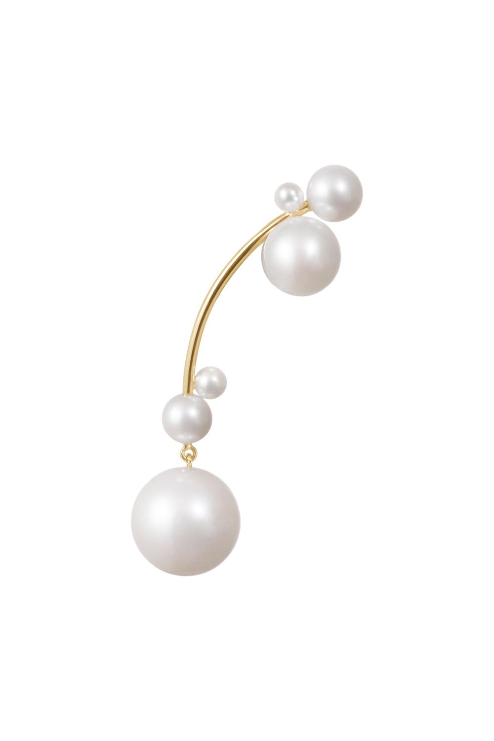 SOPHIE BILLE BRAHE-Grand Stella Perle Earring-