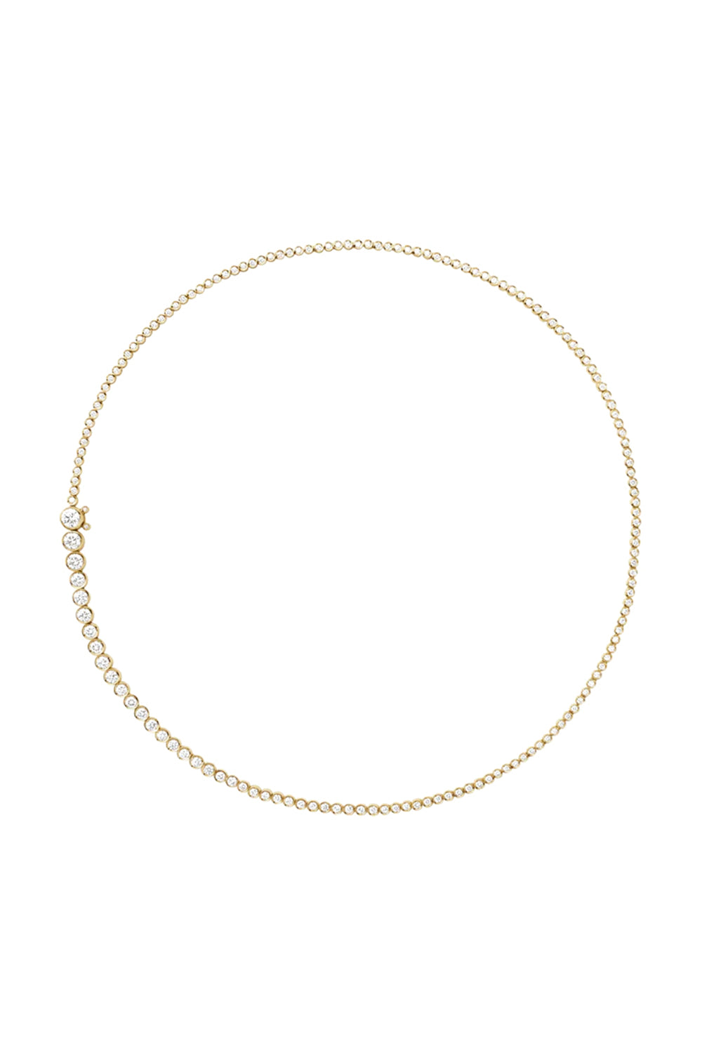 Diamond Collier De Tennis Necklace-YELLOW GOLD-40-JEWELRYFINE JEWELNECKLACE O-SOPHIE BILLE BRAHE
