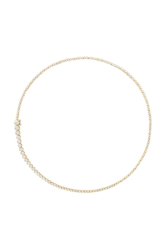 Diamond Collier De Tennis Necklace-YELLOW GOLD-40-JEWELRYFINE JEWELNECKLACE O-SOPHIE BILLE BRAHE