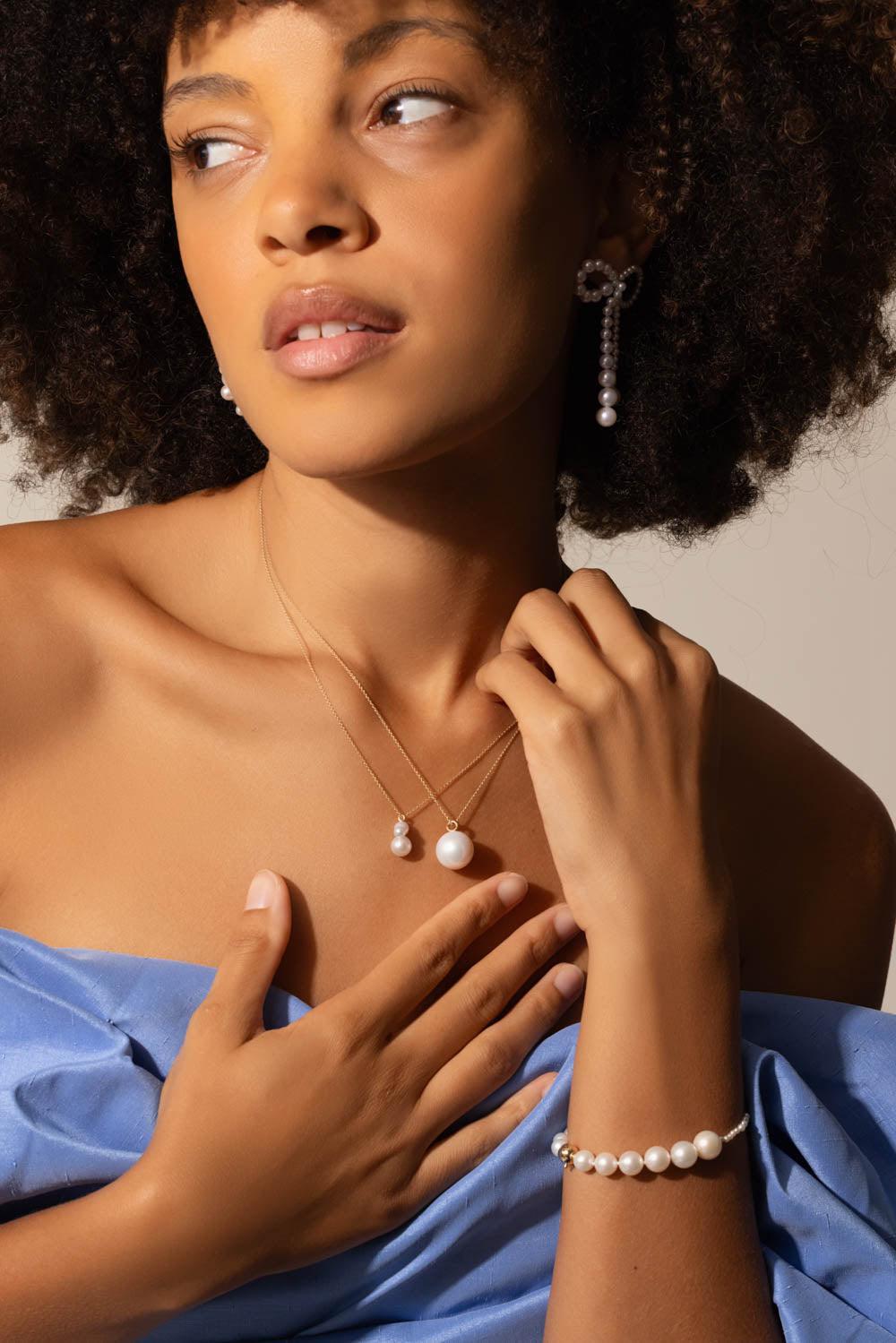 SOPHIE BILLE BRAHE-L'adorable Necklace-YELLOW GOLD