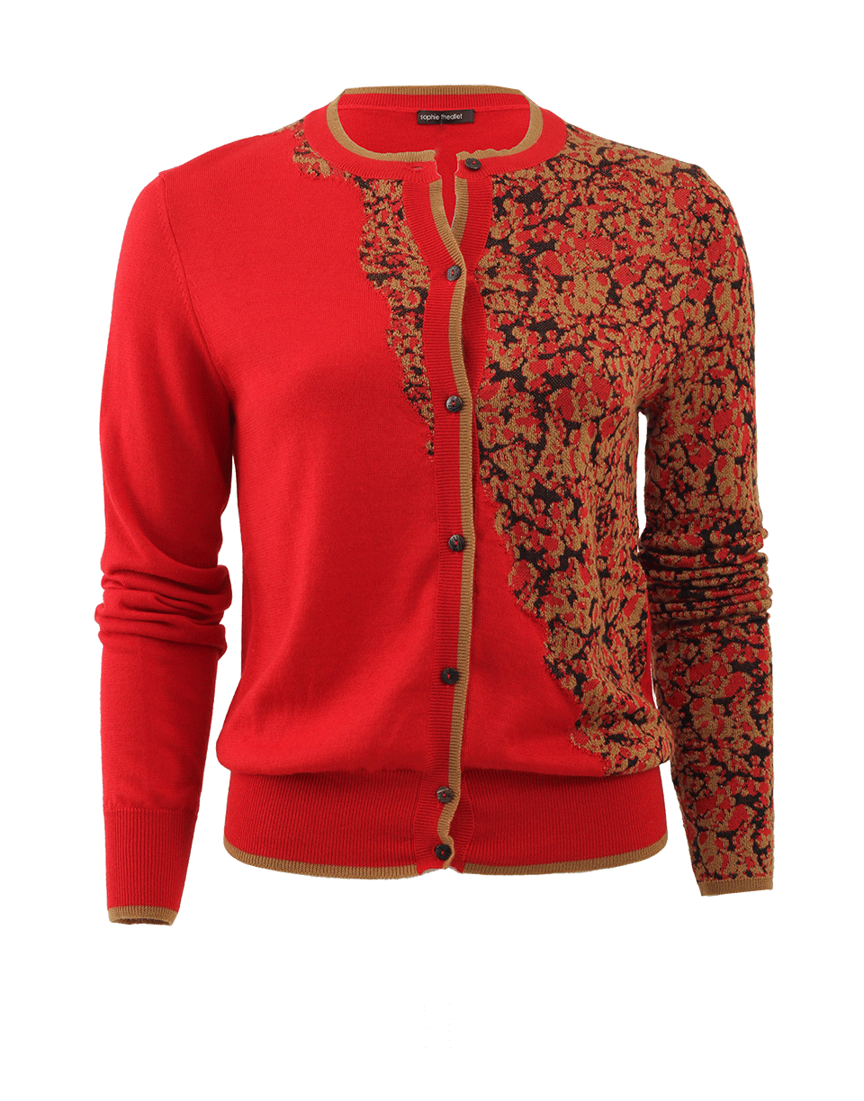 SOPHIE THEALLET-Floral Cardigan-